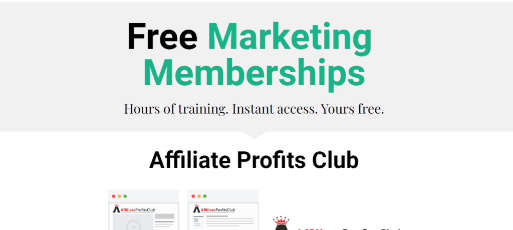 Free Marketing Memberships Hours of training. Instant access. Yours free.